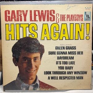 Gary Lewis & The Playboys 'Hits Again!' Vinyl Record